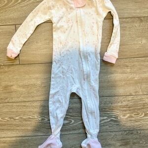 Burt’s Bees Baby Pink Star Footed Sleeper